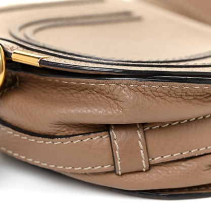 Chloe Calfskin Mini Marcie Round Crossbody Bag Nut 9 of 14