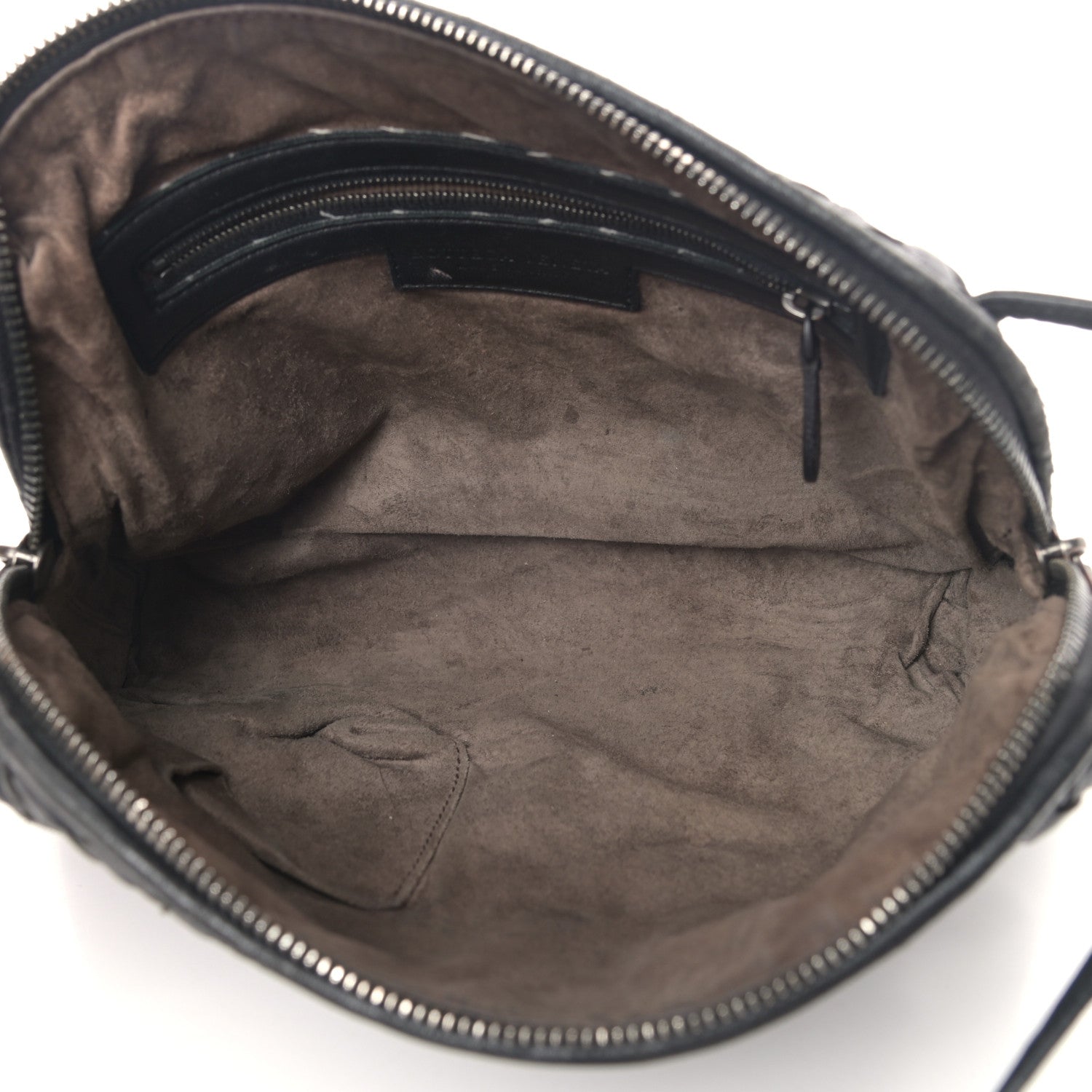 Bottega Veneta Nappa Intrecciato Nodini Crossbody Messenger Black 5 of 13