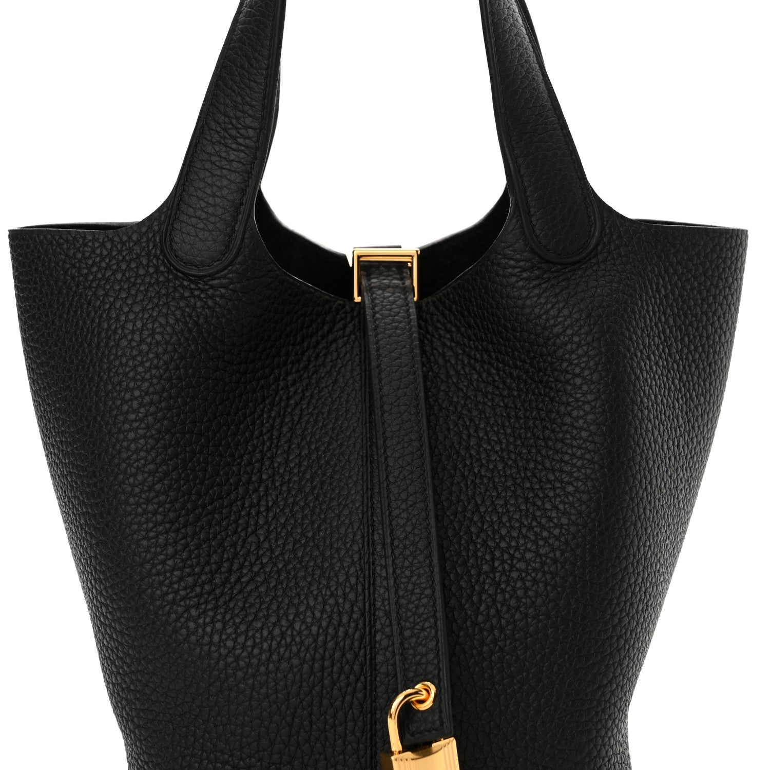 Hermes Taurillon Clemence Picotin Lock 18 PM Black 8 of 11