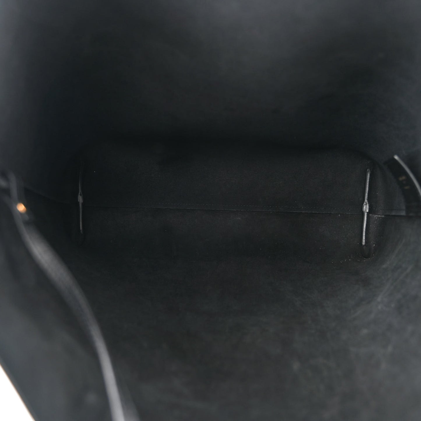Calfskin North-South Shopping Tote Black