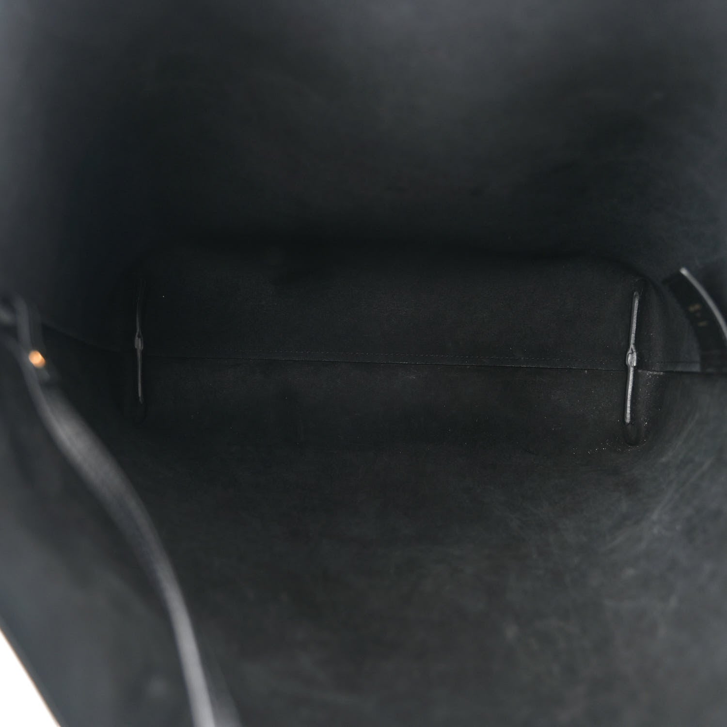 Saint Laurent Calfskin North-South Shopping Tote Black 6 of 13