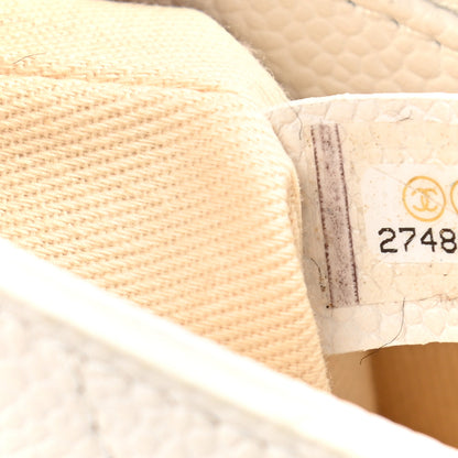 Chanel Grained Calfskin Small Stitched Flap White 7 of 16