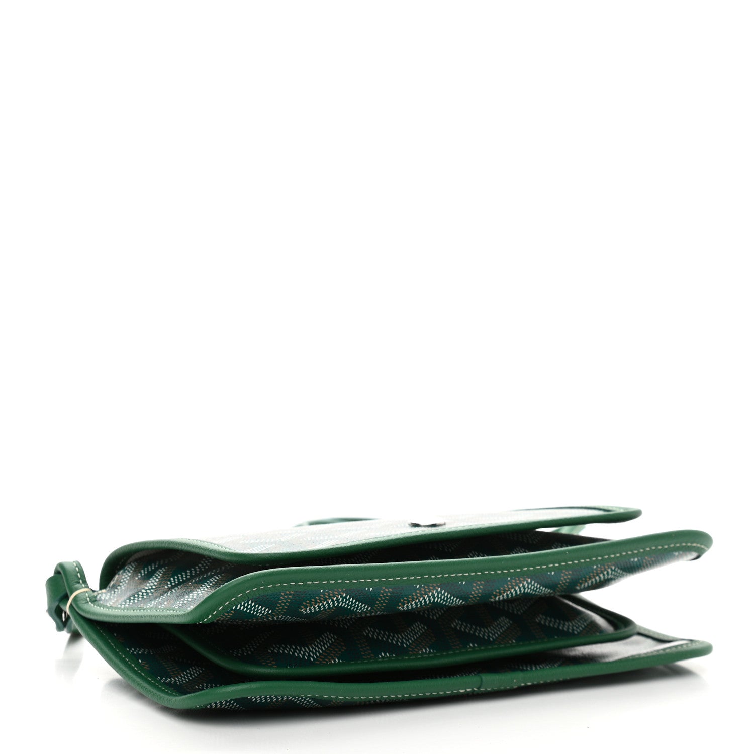 Goyard Goyardine Plumet Wallet Clutch Green 4 of 11
