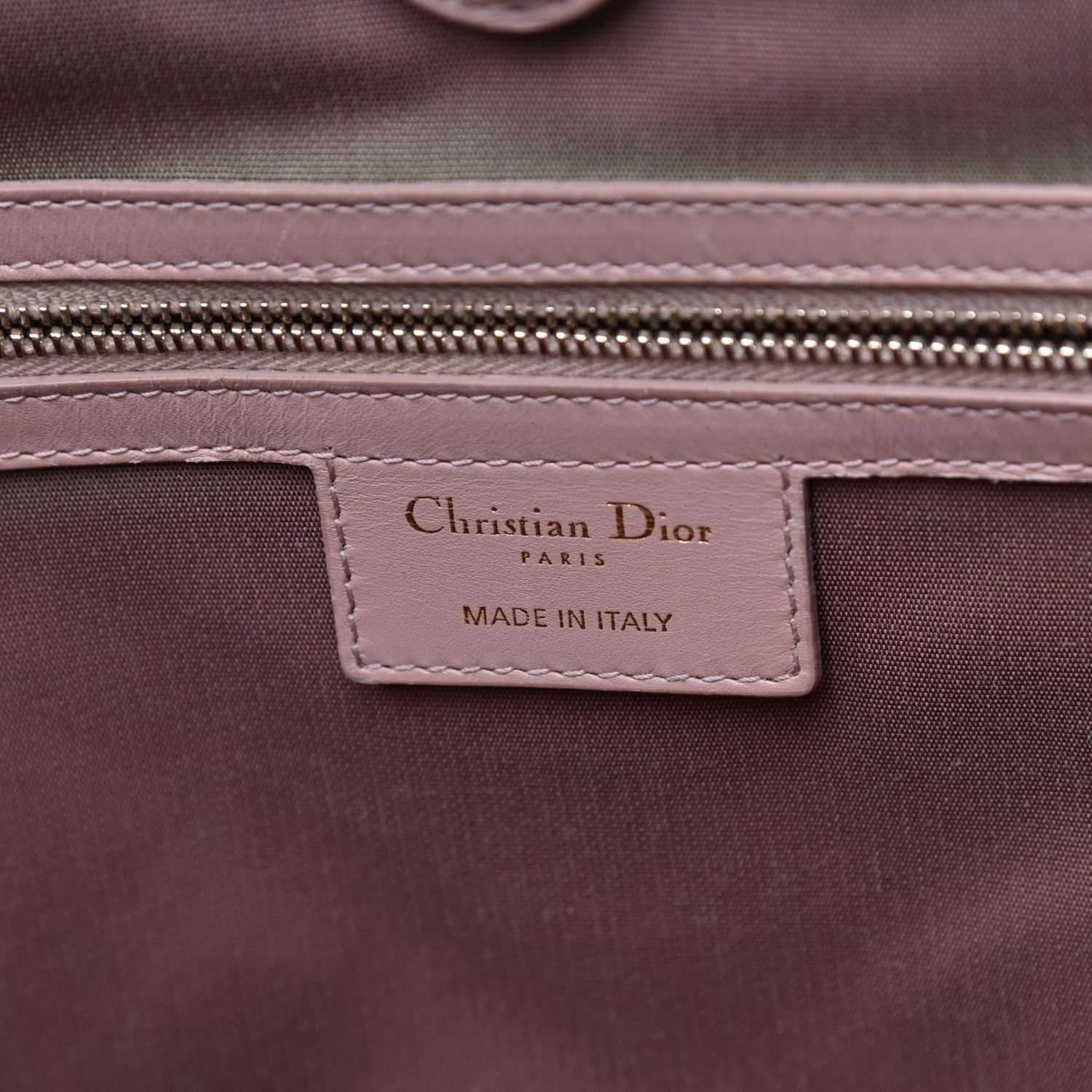 Christian Dior Coated Canvas Cannage Medium Panarea Tote Rosato 14 of 25