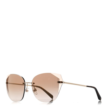 Chanel Metal Cat Eye Sunglasses 4237 Gold 1 of 9