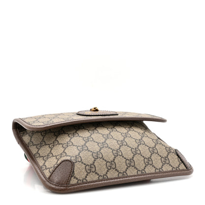 Gucci GG Supreme Monogram Neo Vintage Web Belt Bag Brown 4 of 11