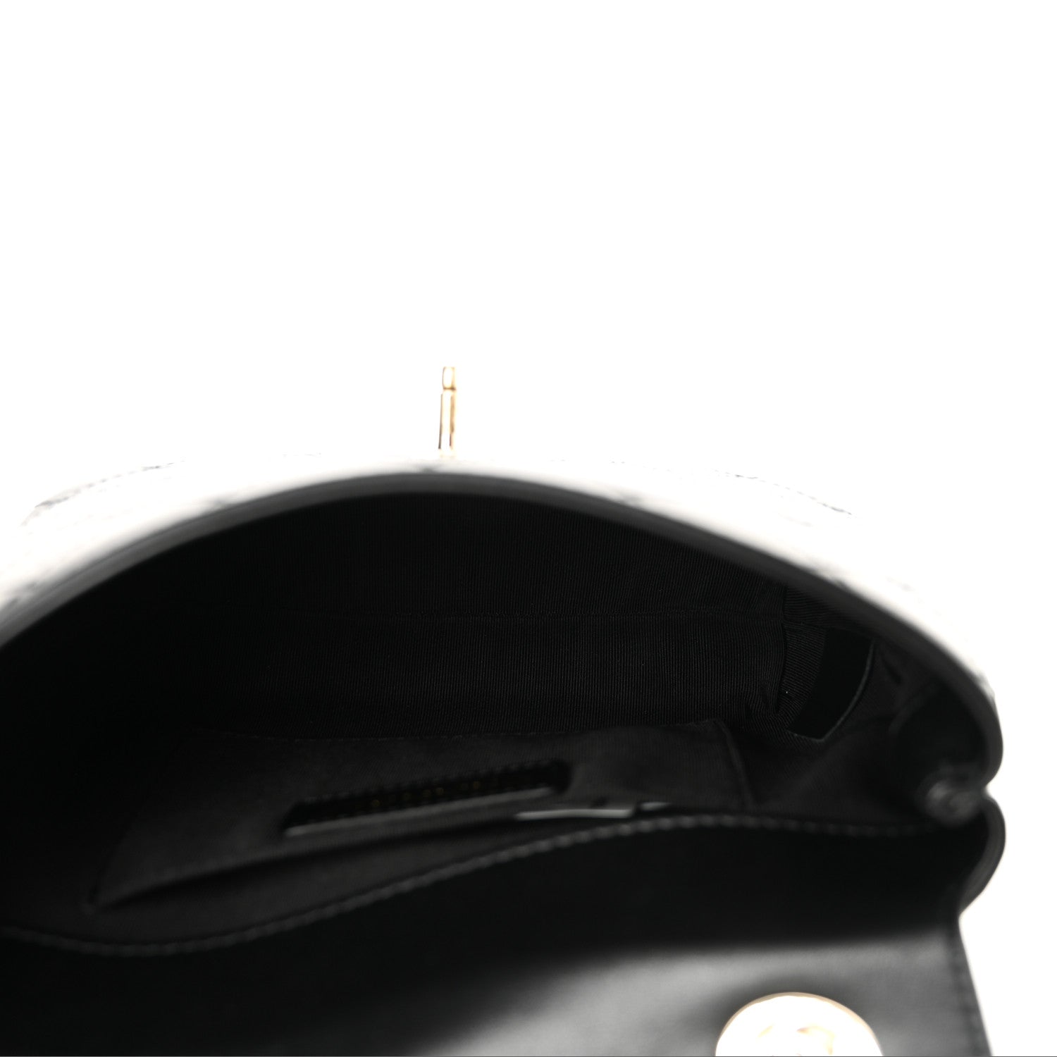 Chanel Calfskin Stitched Small Covered CC Flap Bag Black 4 of 10