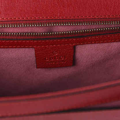 Gucci Calfskin Osiride Future Top Handle Bag Red 8 of 12