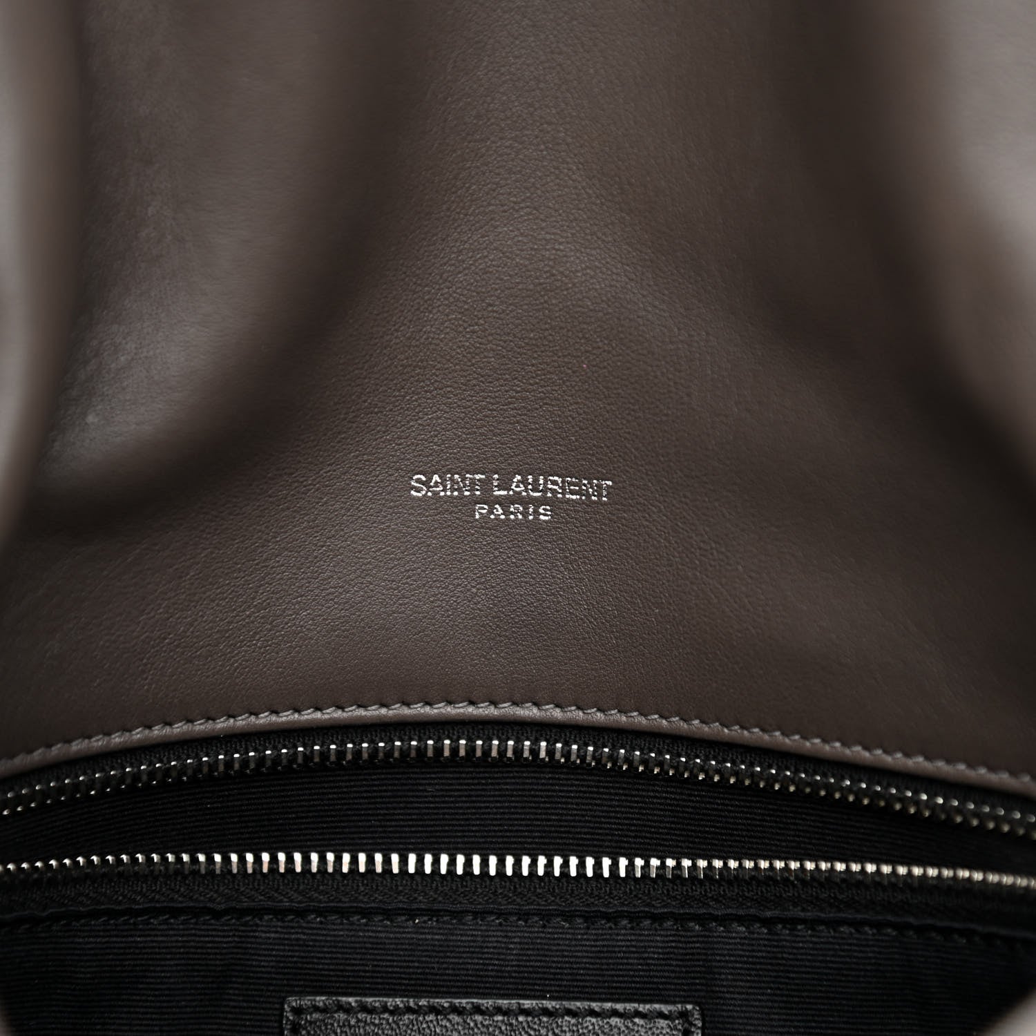 Saint Laurent Calfskin Y Quilted Monogram Medium Loulou Chain Satchel Concrete 6 of 12
