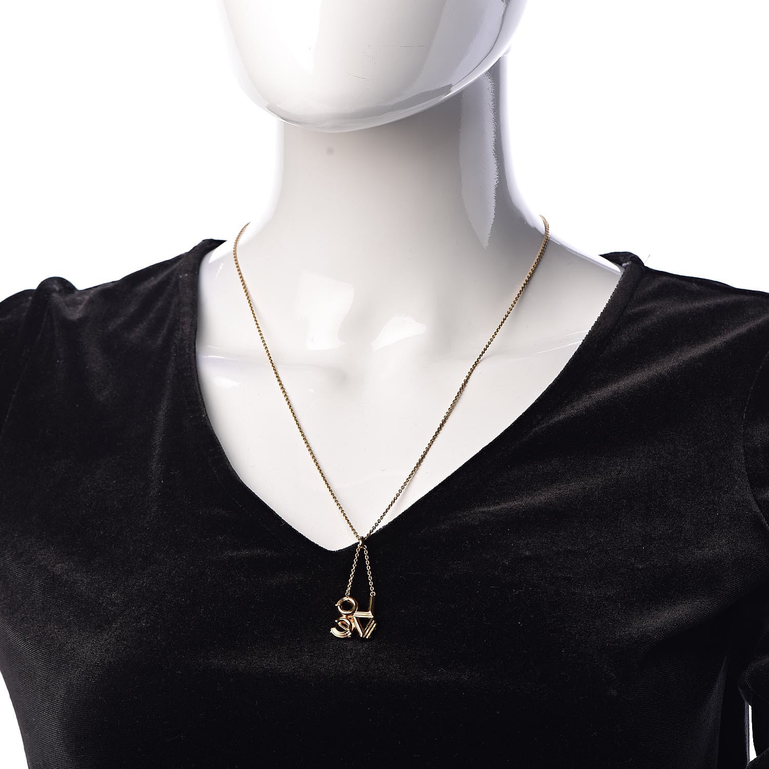 Louis Vuitton Love Necklace Gold 3 of 6