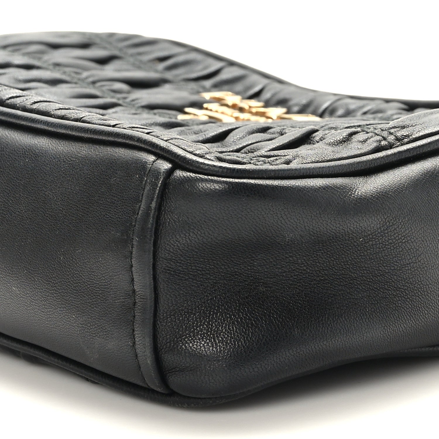 Prada Nappa Gaufre Camera Bag Black 8 of 8