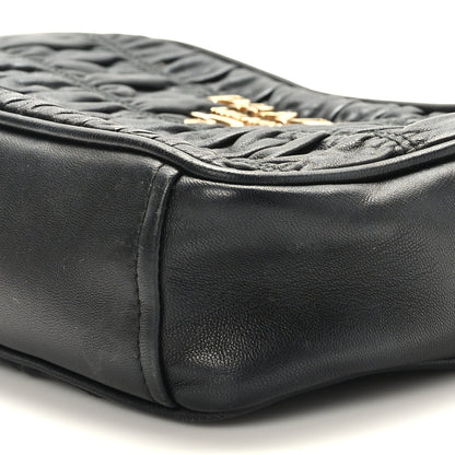 Prada Nappa Gaufre Camera Bag Black 8 of 8