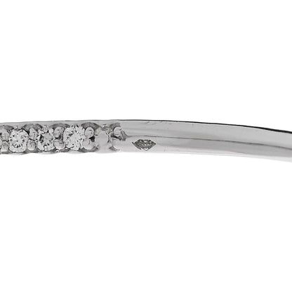 Roberto Coin 18K White Gold Diamond Extra Large Inside Outside Hoop Earrings 5 of 5