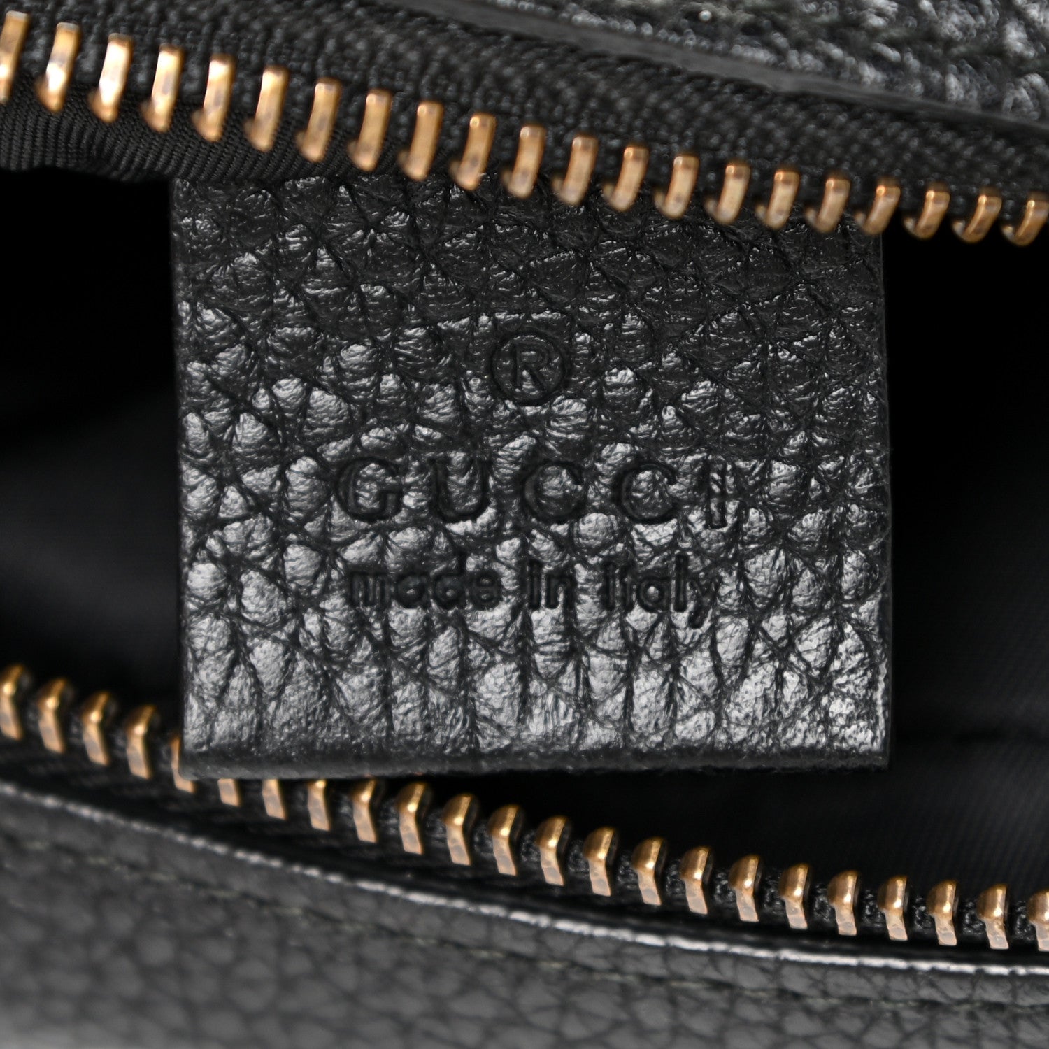 Gucci Pebbled Calfskin Mini Soho Disco Bag Black 5 of 12
