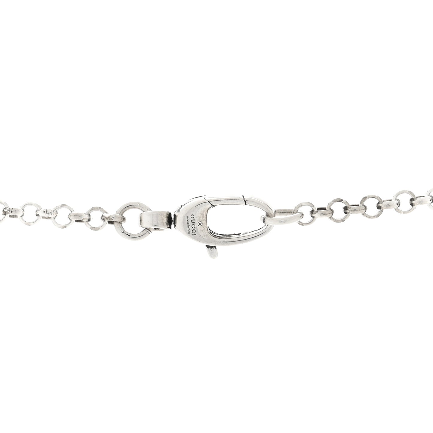 Sterling Silver Double G Key Pendant Necklace