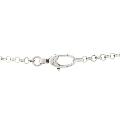 Gucci Sterling Silver Double G Key Pendant Necklace 4 of 5