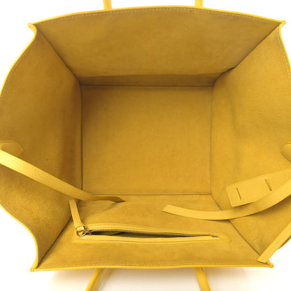 Celine Grained Calfskin Medium Phantom Luggage Yellow 5 of 19