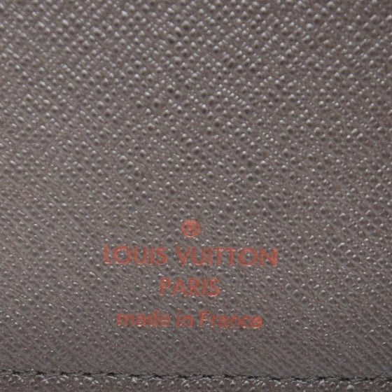 Damier Ebene Porte Valeurs Organizer Wallet