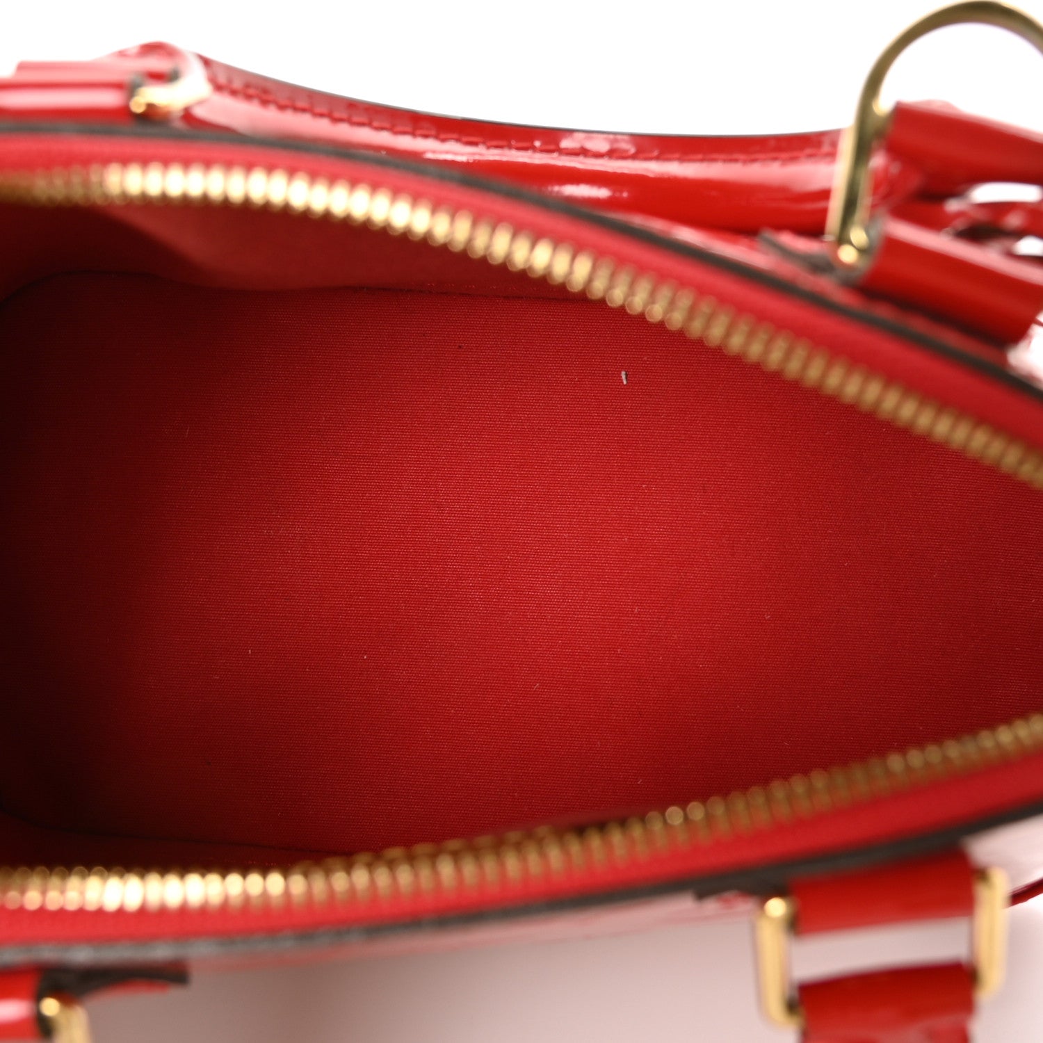 Louis Vuitton Vernis Alma BB Cherry 4 of 5