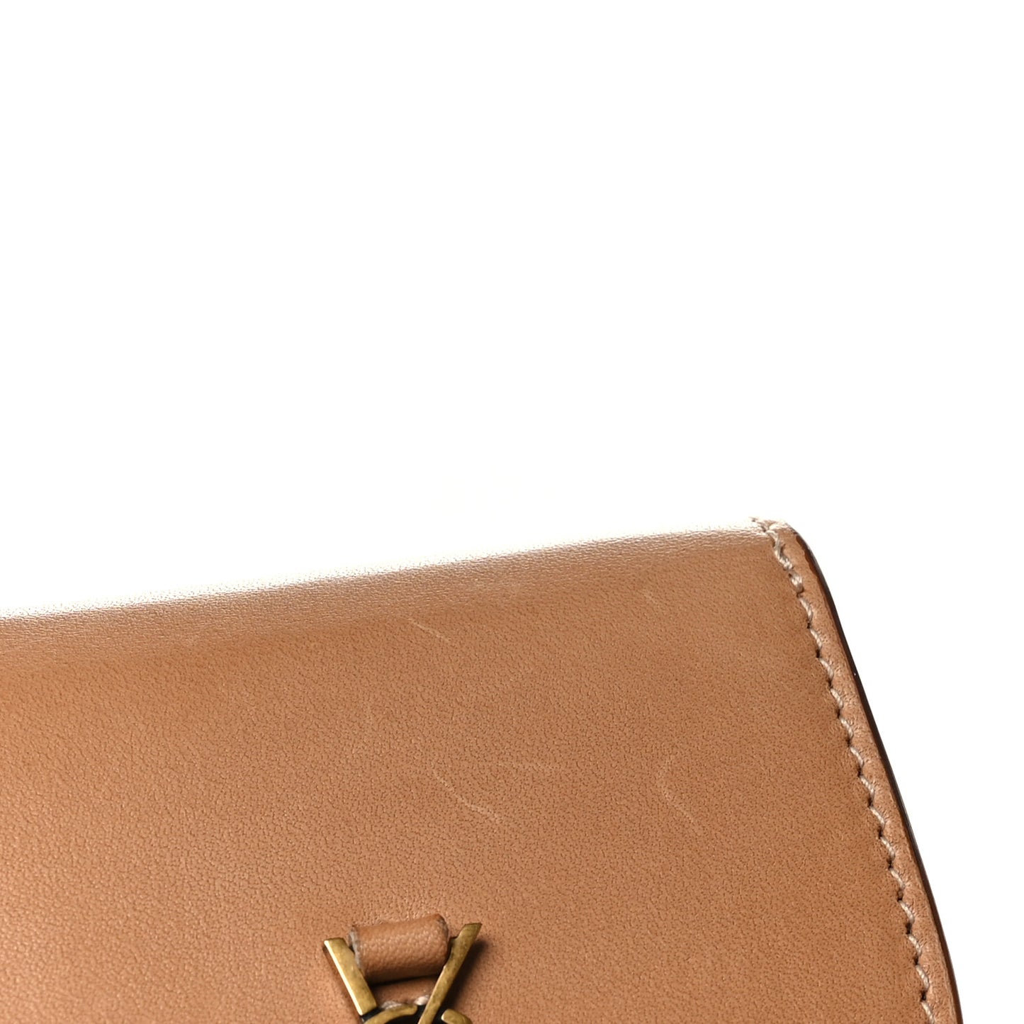 Calfskin Monogram Baby Kaia Crossbody Bag Vintage Brown