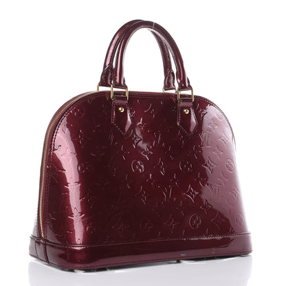 Louis Vuitton Vernis Alma PM Rouge Fauviste 3 of 11