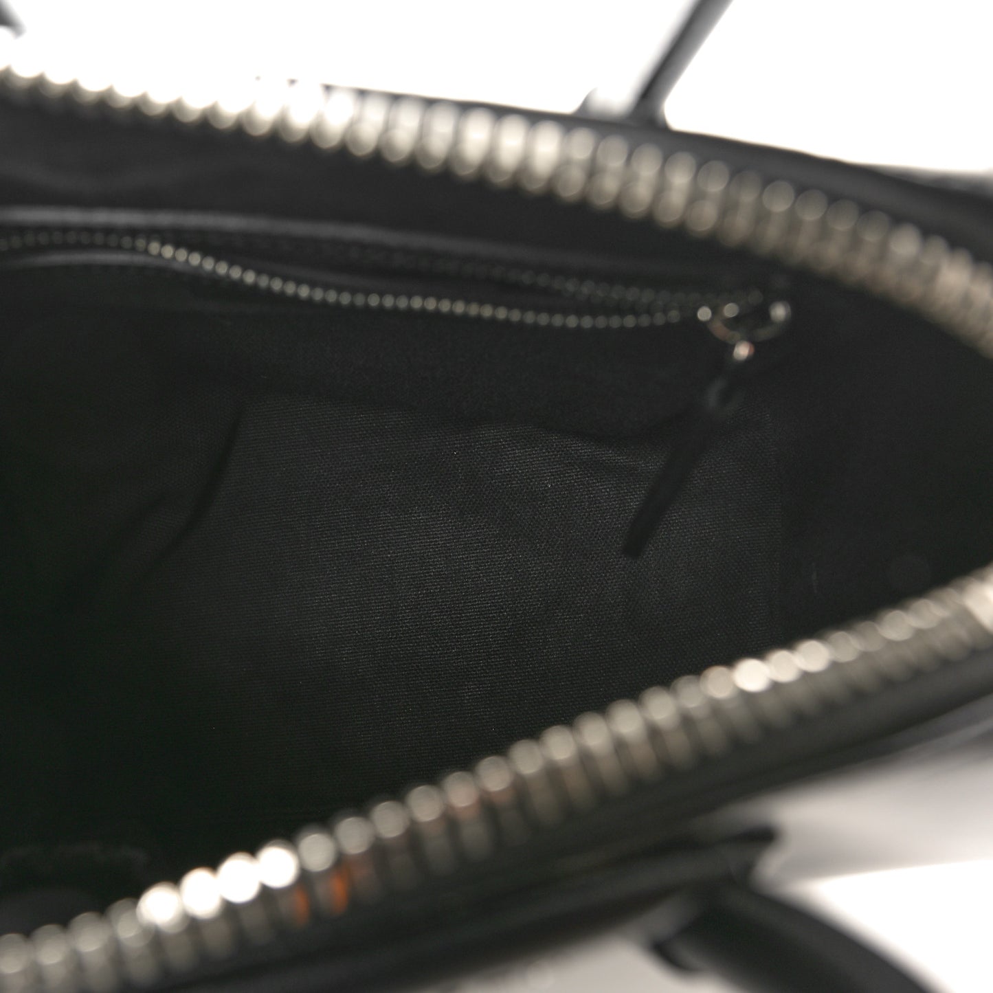 Shiny Lord Calfskin Mini Antigona Black