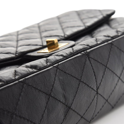 Chanel Aged Calfskin Quilted 2.55 Reissue 226 Flap Black 9 of 10
