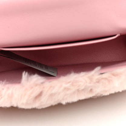 Versace Faux Fur Quilted Virtus Shoulder Bag English Rose 4 of 7