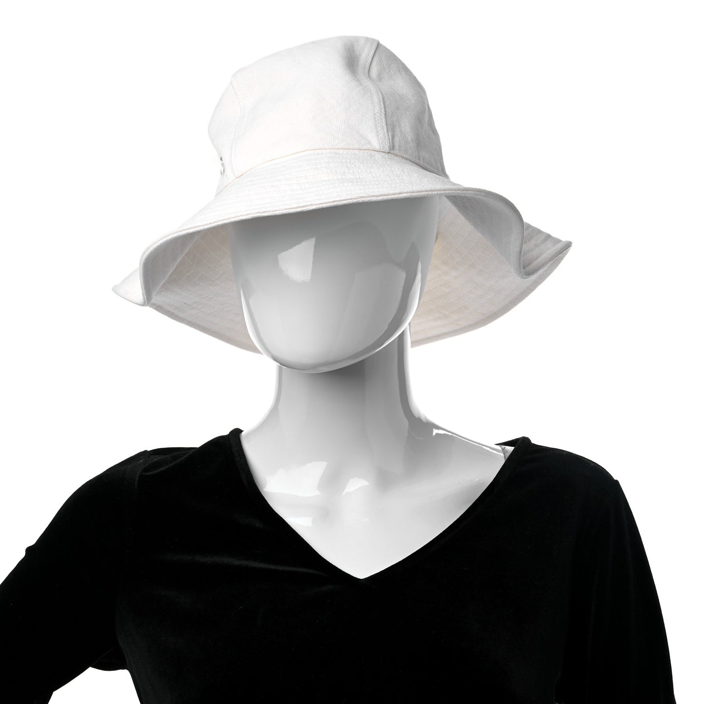 Stonewashed Linen Colette Hat 57 Warm White