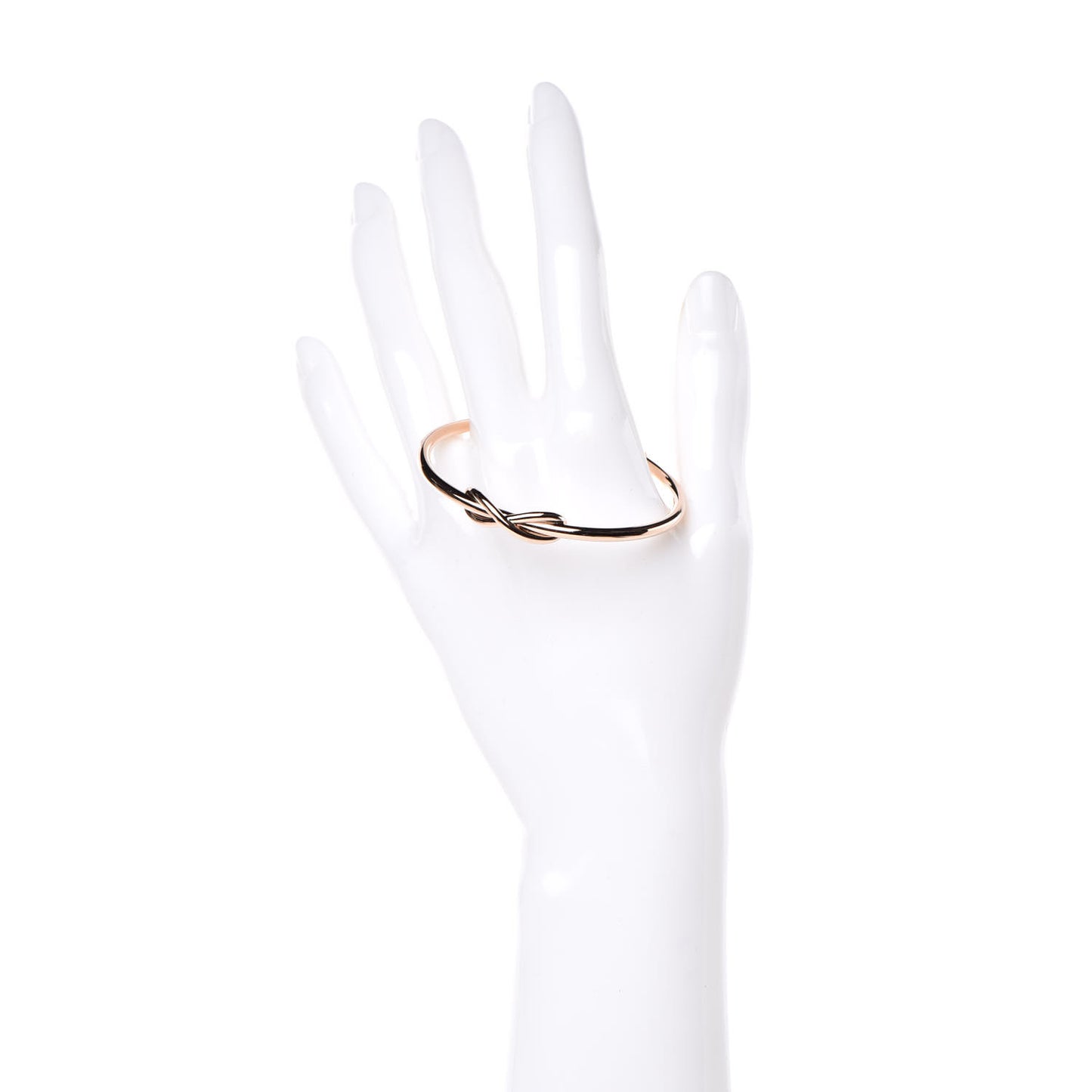 18K Rose Gold Infinity Cuff Bracelet