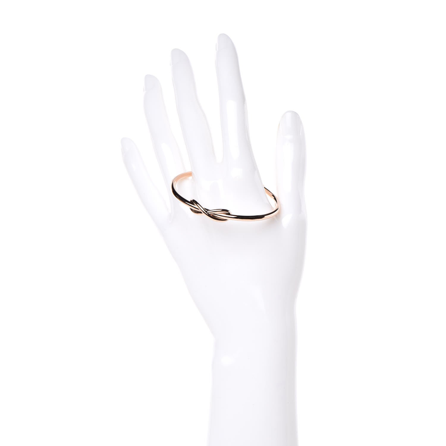 Tiffany 18K Rose Gold Infinity Cuff Bracelet 2 of 4