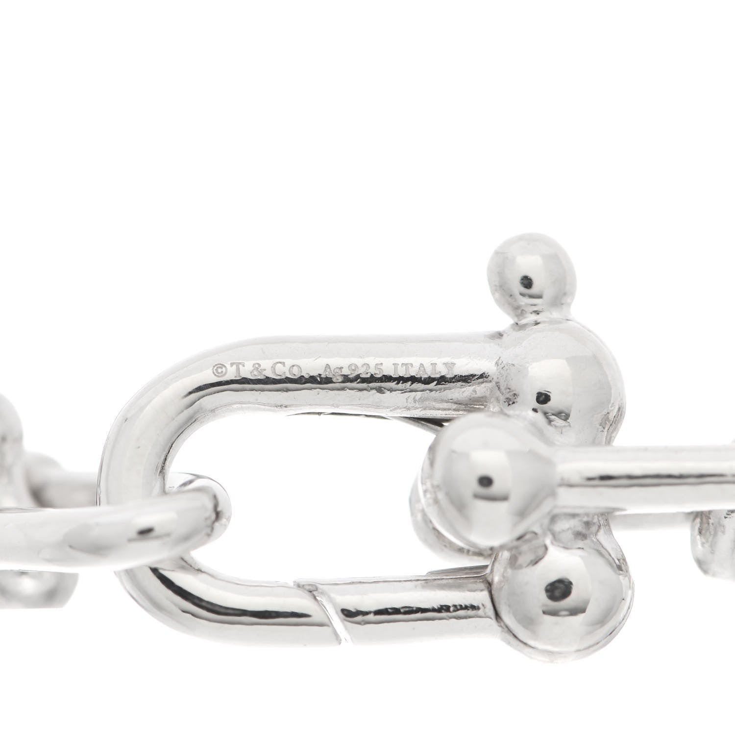 Tiffany Sterling Silver Small HardWear Link Bracelet 3 of 4