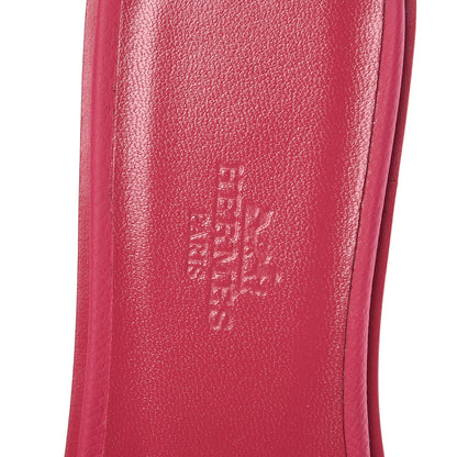 Hermes Epsom Oran Sandals 36 Rouge Azalee 7 of 8