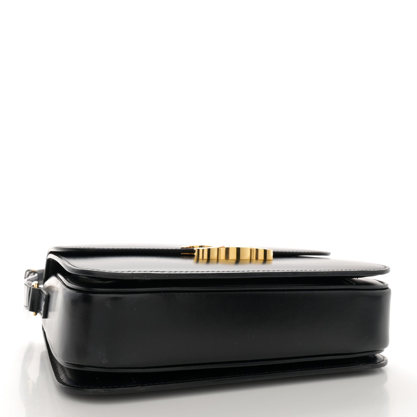 Shiny Calfskin Medium Triomphe Black