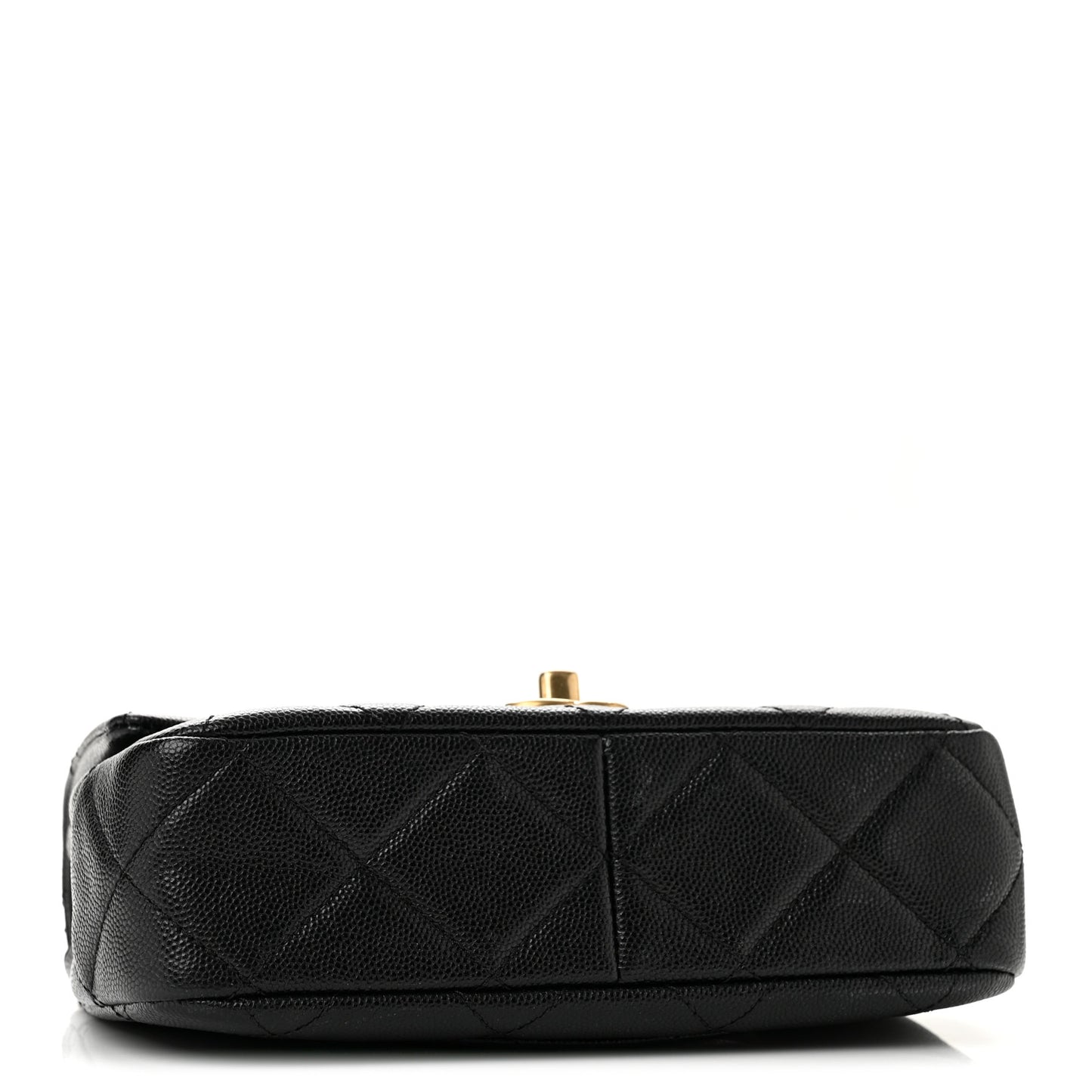Caviar Quilted Funky Match Mini Flap Black