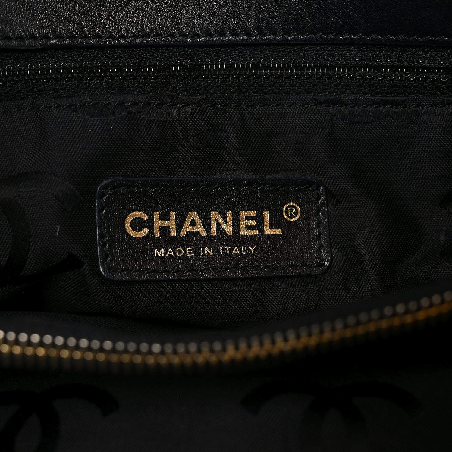 Chanel Straw Raffia Tote Black 5 of 10