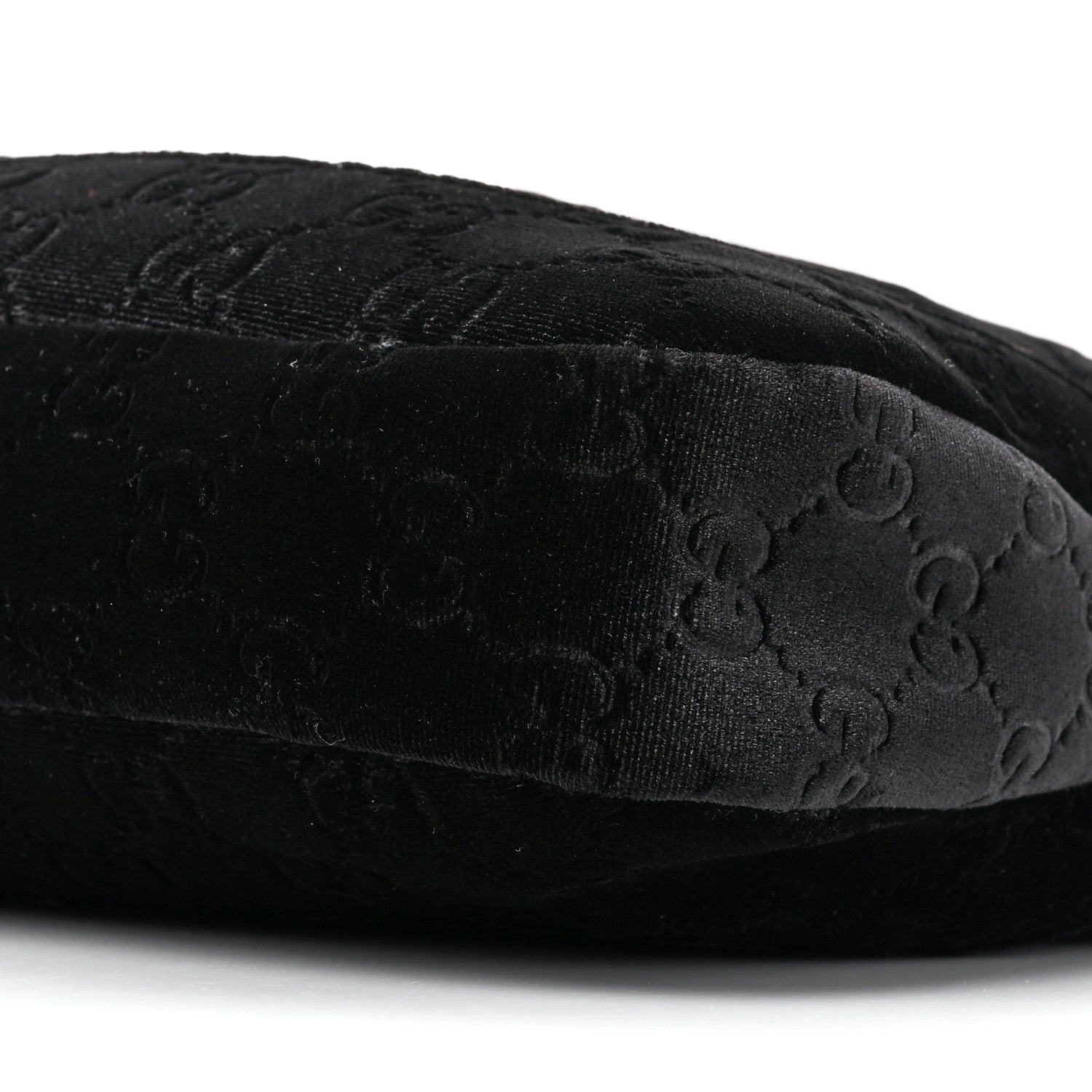 Gucci Velvet GG Monogram Small Jackie 1961 Hobo Black 8 of 9