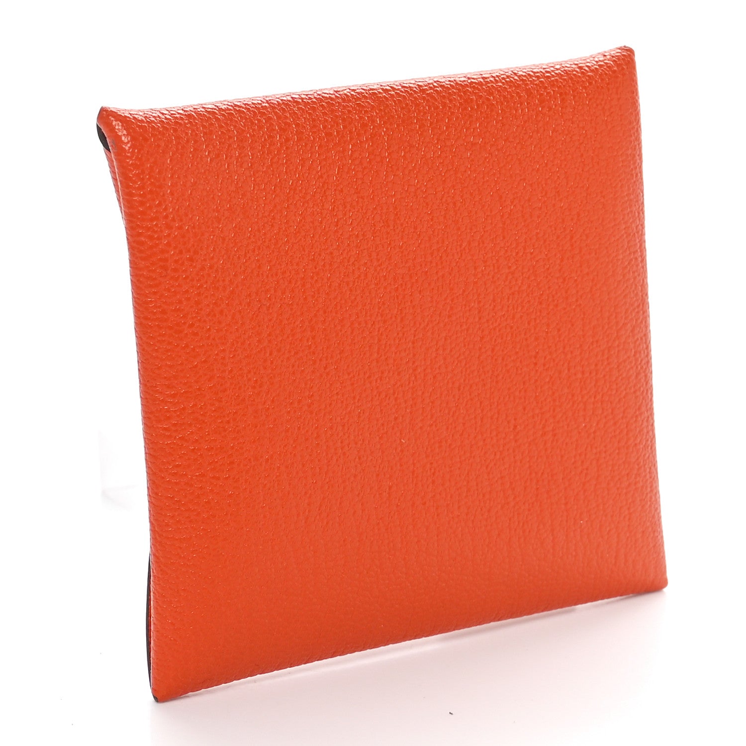 Hermes Chevre Mysore Bastia Coin Purse Feu 3 of 7
