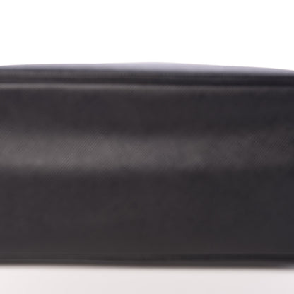 Prada Saffiano Cuir Medium Double Bag Black Fuoco 17 of 18