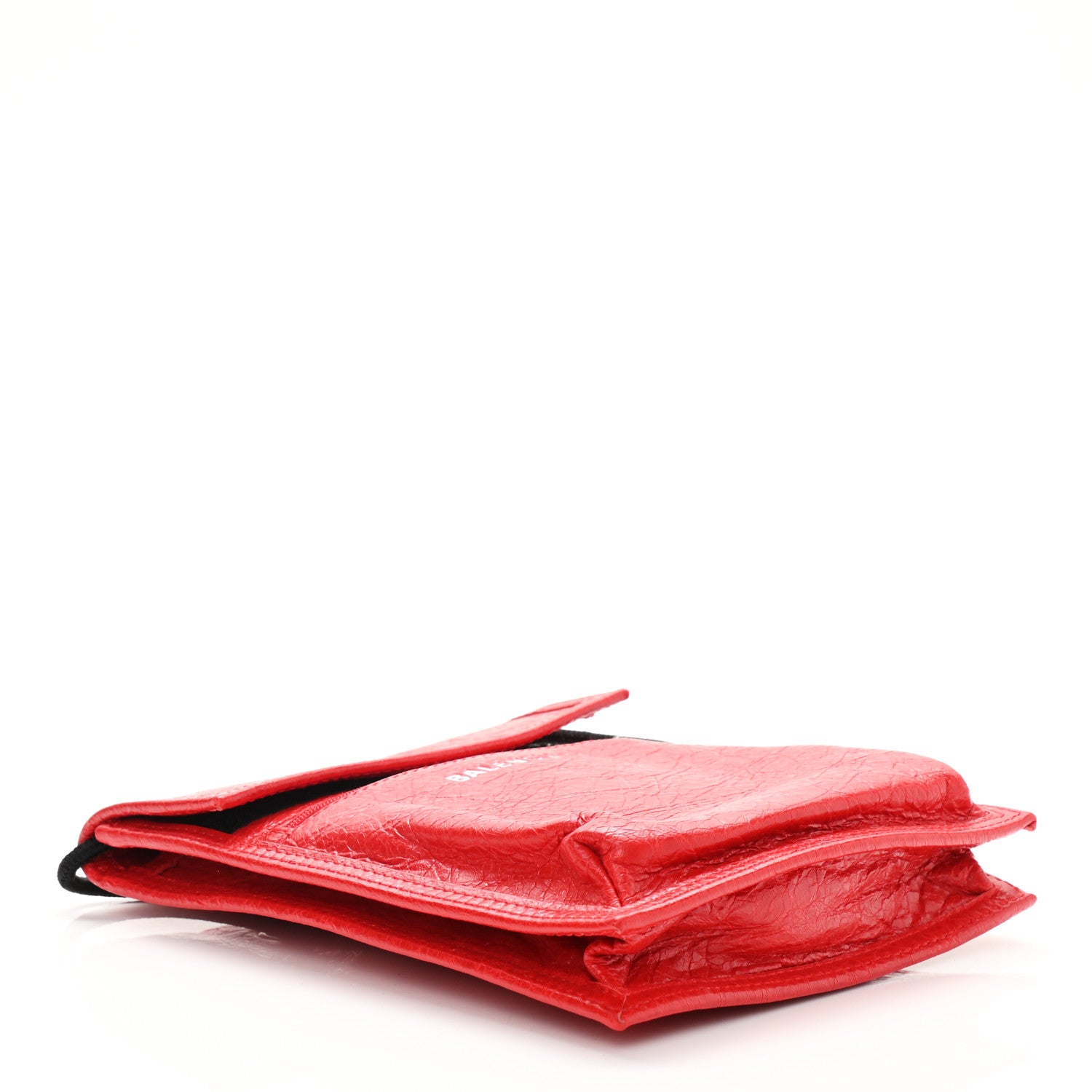 Balenciaga Agneau Arena Small Explorer Crossbody Pouch Red 4 of 12