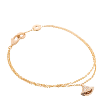 Bulgari 18K Rose Gold Diamond Divas' Dream Bracelet SM 1 of 7