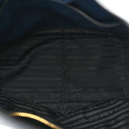 Prada Vitello Daino Hobo Messenger Bag Baltico 5 of 12