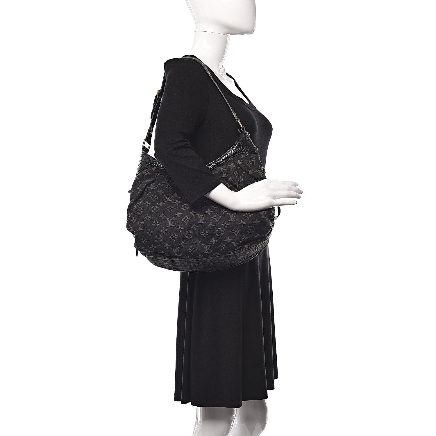 Louis Vuitton Denim Mahina XS Black 2 of 10