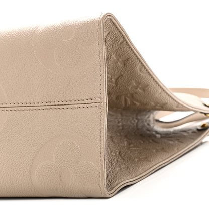 Louis Vuitton Empreinte Monogram Giant Onthego MM Tourterelle 9 of 9