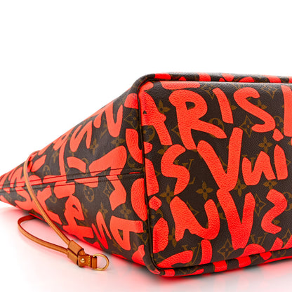 Louis Vuitton Monogram Graffiti Neverfull GM Orange 10 of 15
