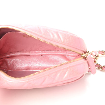 Chanel Iridescent Caviar Quilted Small Timeless Camera Case Pink 5 of 11