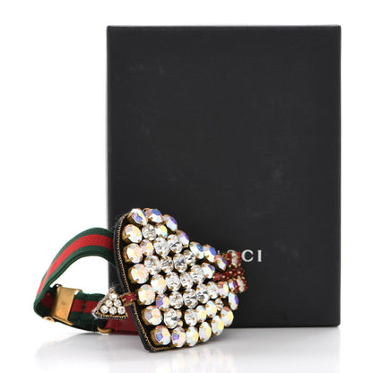 Gucci Web Crystal Heart Bracelet 8 of 8