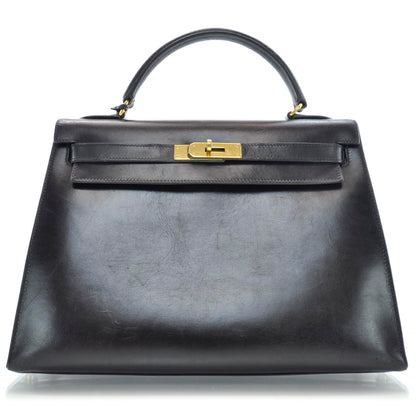 Hermes Box Kelly 32 Black 1 of 10