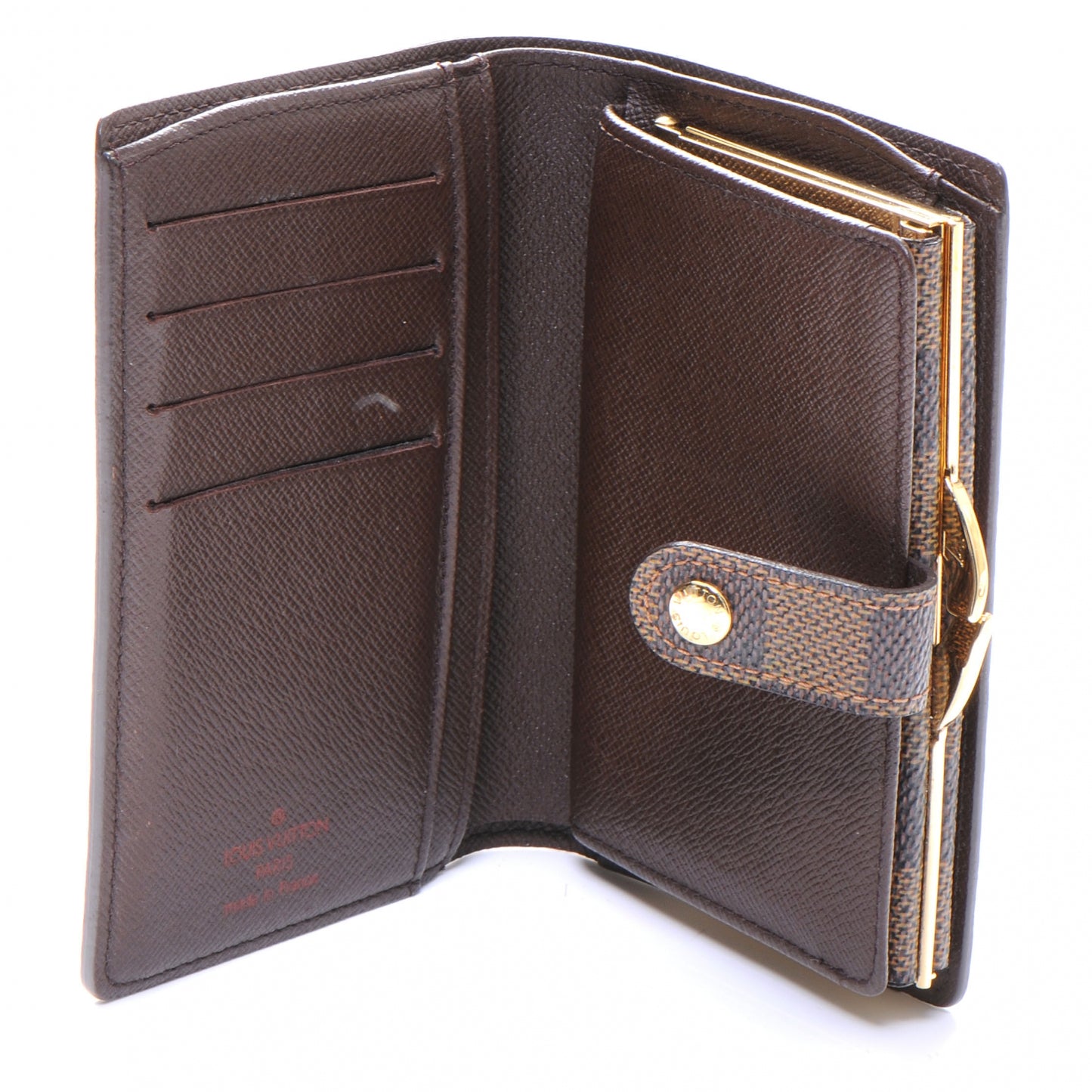 Damier Ebene French Purse Wallet