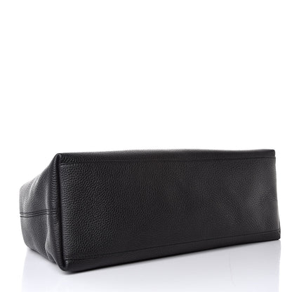 Gucci Pebbled Calfskin Medium Soho Chain Shoulder Bag Black 4 of 7